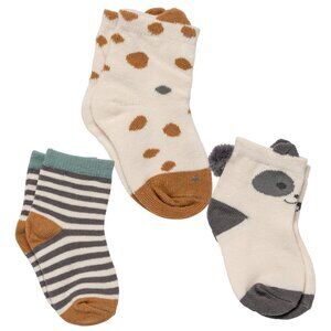 Stephen Joseph Panda Boxed Sock Set (3) - 0-12 months - NIP